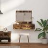 Makeup Table with Drawers Brown 83 x 40 x 70 cm Engineered Wood