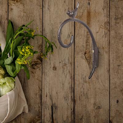 Ретро подвесной кронштейн для растений, антидеформирующие железные кормушки для птиц, настенные крючки для растений, фонарики