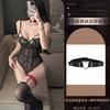 Sexy lingerie sexy babes shapewear jumpsuit with steel ring temptation uniform pure desire free uniform
