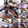 Sexy Anime Girl Print Creative Pattern Non Slip Custom Carpet Living Room Bedroom Game Room Movie Viewing Room