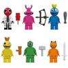 Набор из 6 минифигурок Rainbow Friends, собранные мини-строительные блоки, фигурки, игрушка, детский подарок[HK]