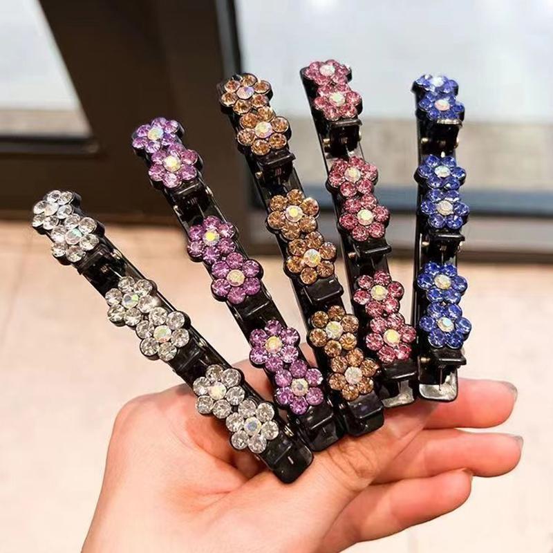 Women Girls Hair Barrettes Jewelry Ornaments Pins Rhinestone