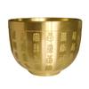 Brass Baifu Cylinder Feng Shui Lucky Fortune Cornucopia Living Room Ornament
