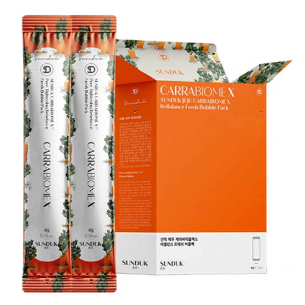 Seondeok Jeju Kerabiome X Rebalance Fresh Bubble Pack, 12 упаковок, 1 упаковка
