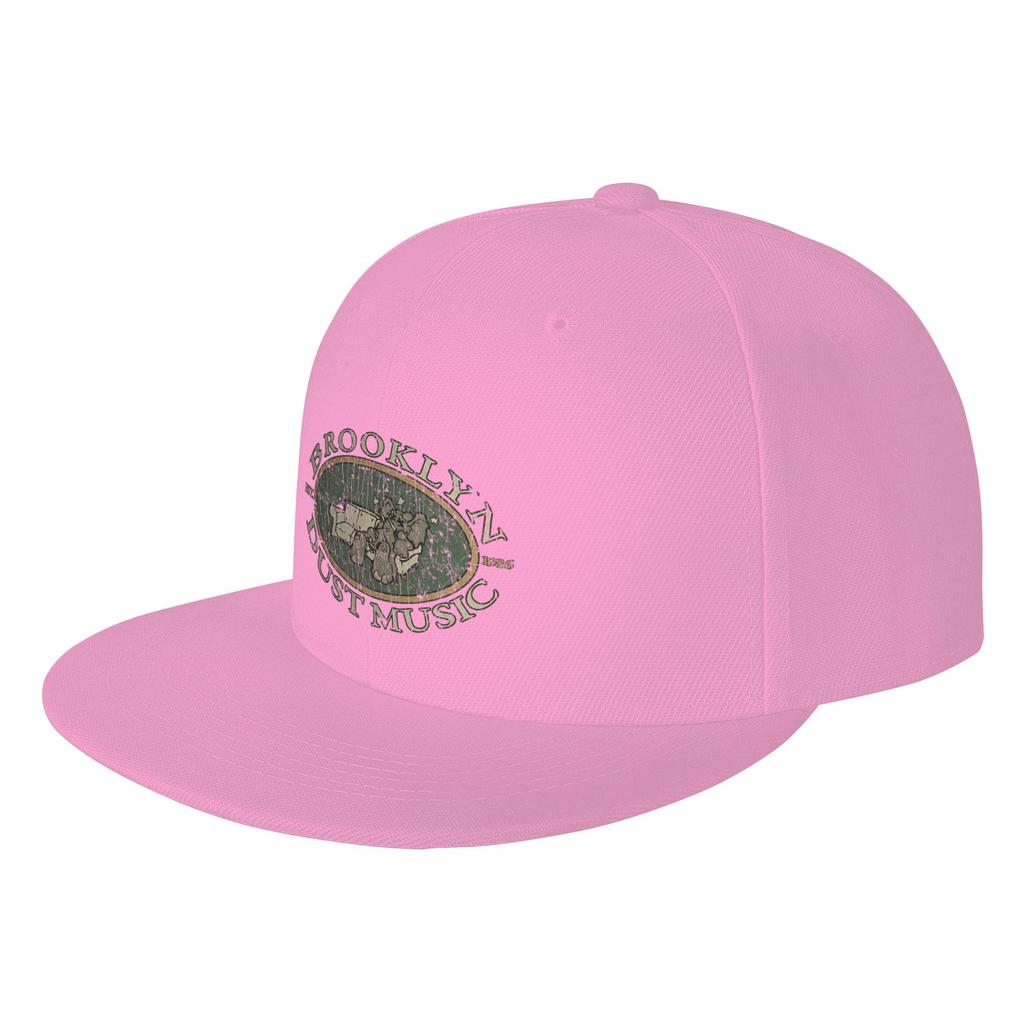 Fashion Brooklyn Dust Music Flat Brim Sun Hat Structured Fit Caps Women