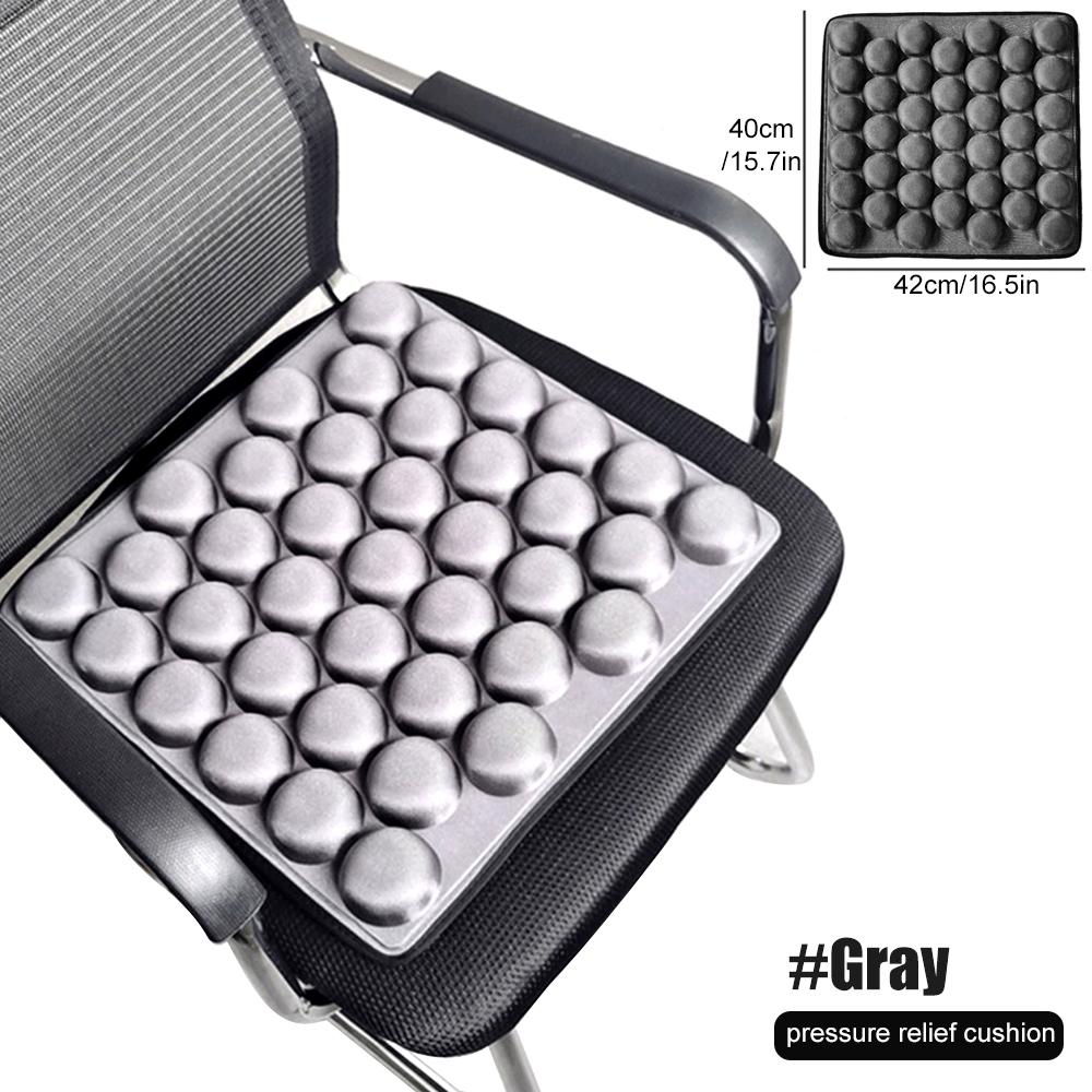 3D Air Cushion for Office Chair Car Seat Air Seat Cushion Back Cushion for Relieving Back Sciatica Tailbone Pain Seat Pad