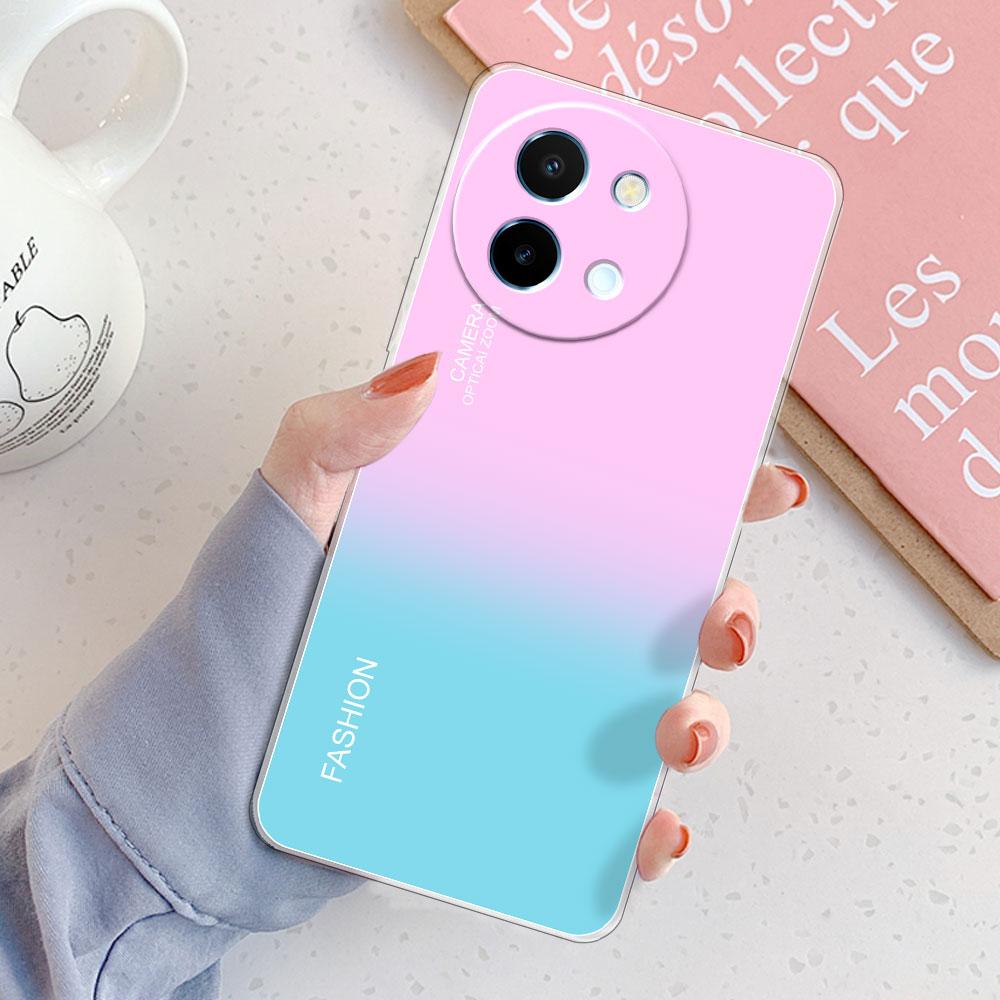 Чехол для Vivo Y38 5G Чехол для Vivo Y18 / Vivo Y18E Ударопрочный Прозрачный Мягкий Силиконовый Чехол для Телефона на VivoY38 Y 18 Y18E Funda
