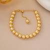 Shijia Pearl 1/8mm Nanyang Gold Bead Luxury Exquisite Bead Chain Bead String Pulling Bracelet High Quality Winter Jewelry