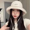 Wide Brim Fisherman Hat Sunshade Drawstring Bag Korean Style Sun Hat  Summer