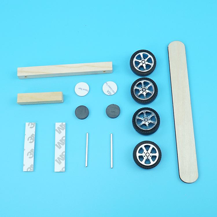 Наука и технологии Малое производство Магнитная машина DIY Ручная отталкивающая модель автомобиля Материал Упаковка Физическая наука Эксперимент Игрушки