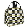 IPT Checkered Plaid African American Fraternity Insulated Lunch Bag for Portable Iota Phi Theta 1963 Thermal Cooler Bento Box