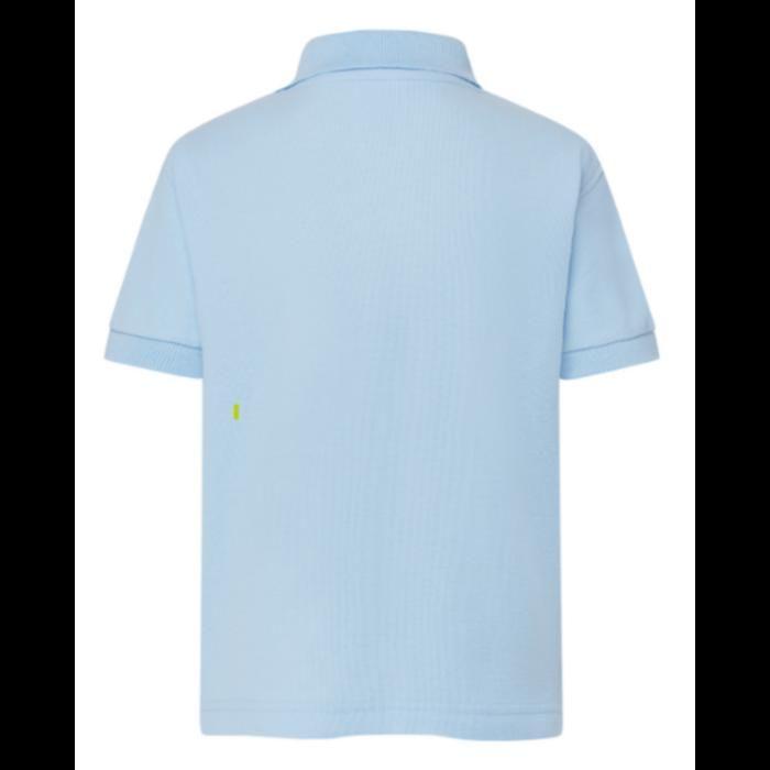 Polo enfant - NPZ - Bleu ciel - Manches courtes - 100% Coton - Taille 3/4 à 12/14