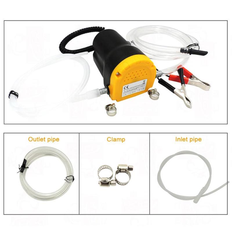 Car Electric Submersible Pump Fluid Oil Drain Extractor for RV Boat Truck