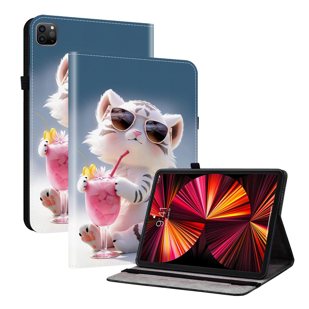 Чехол для планшета из искусственной кожи для Apple iPad Air (2020)-11 стилей! Прочный, с 2 слотами для подставки, держателем для карандашей и слотами для карт, гибкая задняя крышка из ТПУ