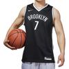 Nike Повседневный спортивный костюм Brooklyn Nets Durant 7 с принтом V-образный вырез для соревнований, тренировок, отдыха на природе, модный жилет для детей, топы, черный 3Z2B7BZ2P-NYNKD