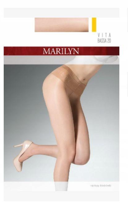 Marilyn Vita Bassa Tights 20Den, Hip-High, Visone 4- 1 Pair