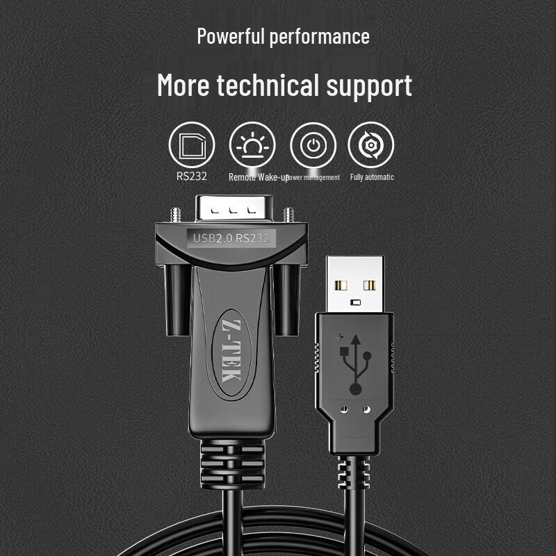 Кабель-конвертер USB в последовательный порт RS232 DB9