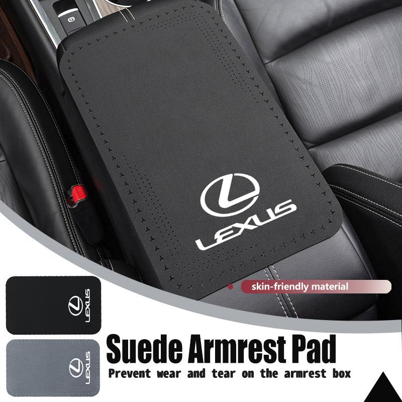 For Lexus Car Armrest Box Pad Suede Center Console Cushion Mats Interior Accessories RX350 IS250 IS200 GS300 LX570 RC350 UX250h YK4