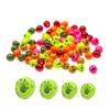 20PCS 2.3~3.8mm Offset Tungsten Beads Jig Off Tear Drop Eccentric Hole Beads Nymphs Streamers Fly Tying Materials