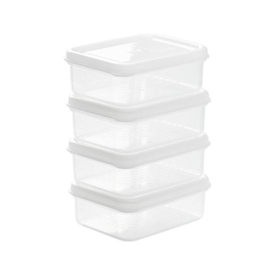 1 комплект, 100/200 мл контейнер для хранения продуктов с крышкой, холодильник для хранения продуктов, ящик для хранения фруктов, бытовые принадлежности