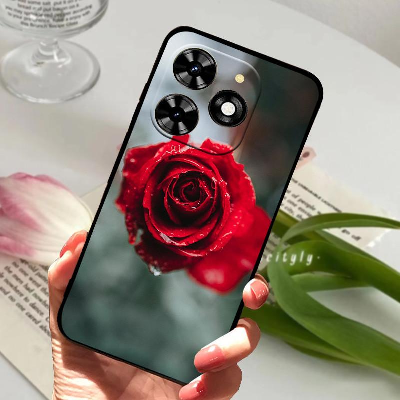 Для Infinix Hot 40 Чехол hot40i X6528B Ударопрочный Мягкий ТПУ Силиконовый Чехол для Телефона Для Infinix Hot 40i Funda Hot40 Pro Capa Мультяшный