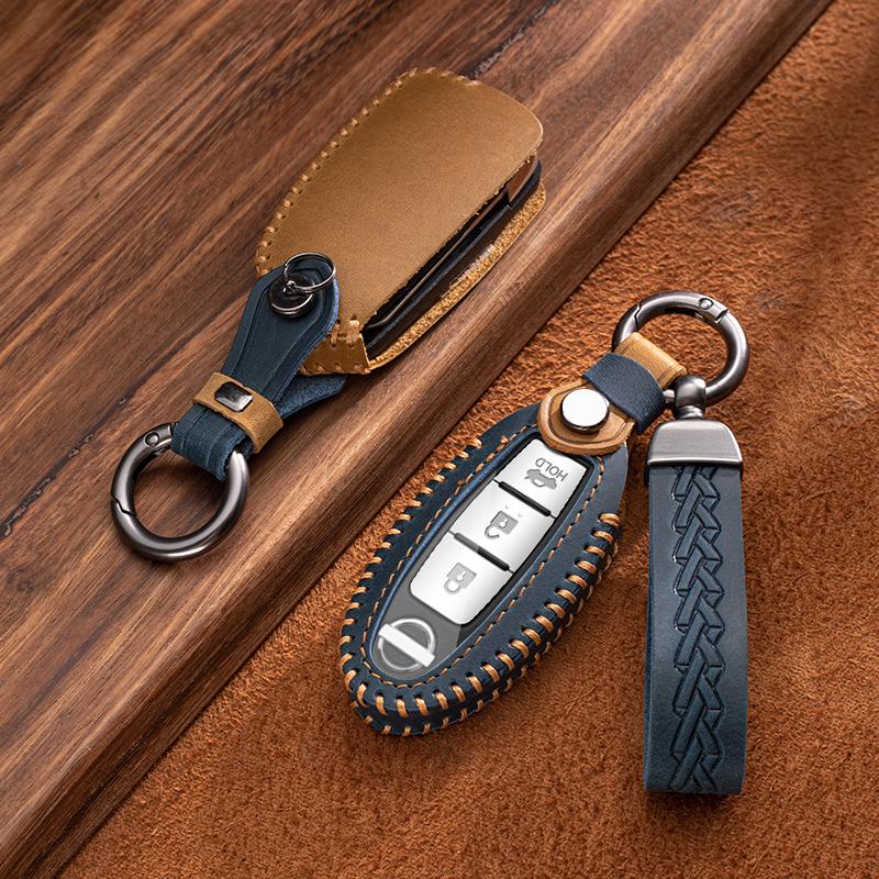 Чехол для автомобильного дистанционного ключа, чехол для брелока для Nissan Qashqai Juke J10 J11 X-Trail T32 T31 Kicks Tiida Pathfinder Note для Infiniti