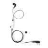 2 Way Earphone PTT Mic 2 Pin Walkie Talkie Earphones Noodle Headphone Cord for Kenwood Baofeng
