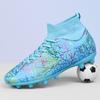 35-45 футбольные бутсы унисекс, студенческие футбольные бутсы большого размера, пластиковые бутсы с длинными ногтями AG, тренировочные футбольные бутсы с искусственным газоном