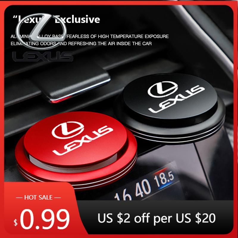 Interior Stickers Car Air Freshener Solid Perfume Rotating Aromatherapy Decor For Lexus LS LC RZ IS350 ES300 GS350 CT200h GX460