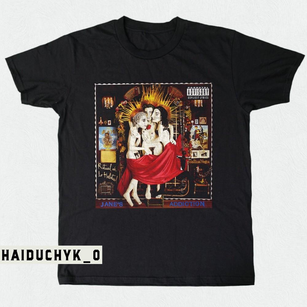 Janes Addiction Ritual De Lo Habitual Album Unisex Black T-shirt Size S-5XL Unisex T-Shirt