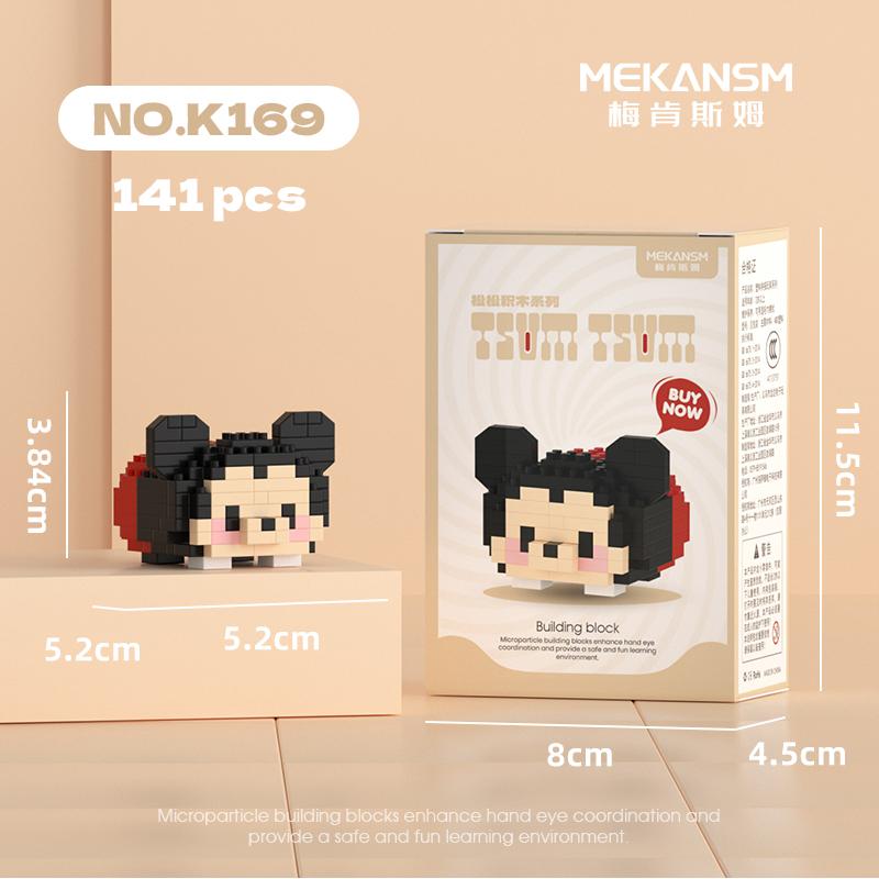 Мини строительные блоки Disney Sanrio, фигурки аниме, бриллиантовые кубики, Микки Маус, Минни Маус, Дональд Дак, Хелло Китти, DIY игрушки, подарки на фестиваль