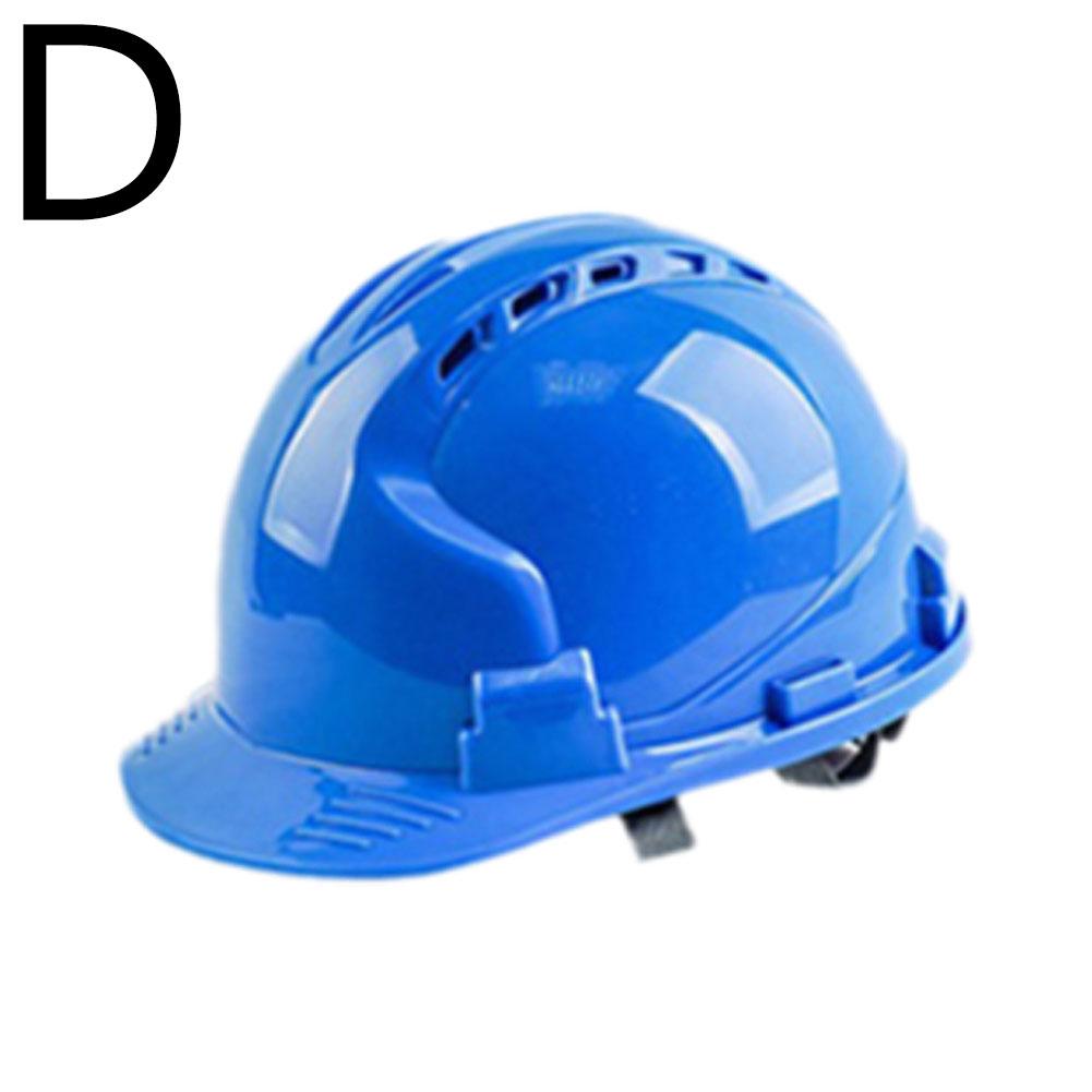 Строительная защитная каска, АБС утолщенная конструкция против скатывания, регулируемый однотонный цвет, решает проблему недостаточной защиты головы