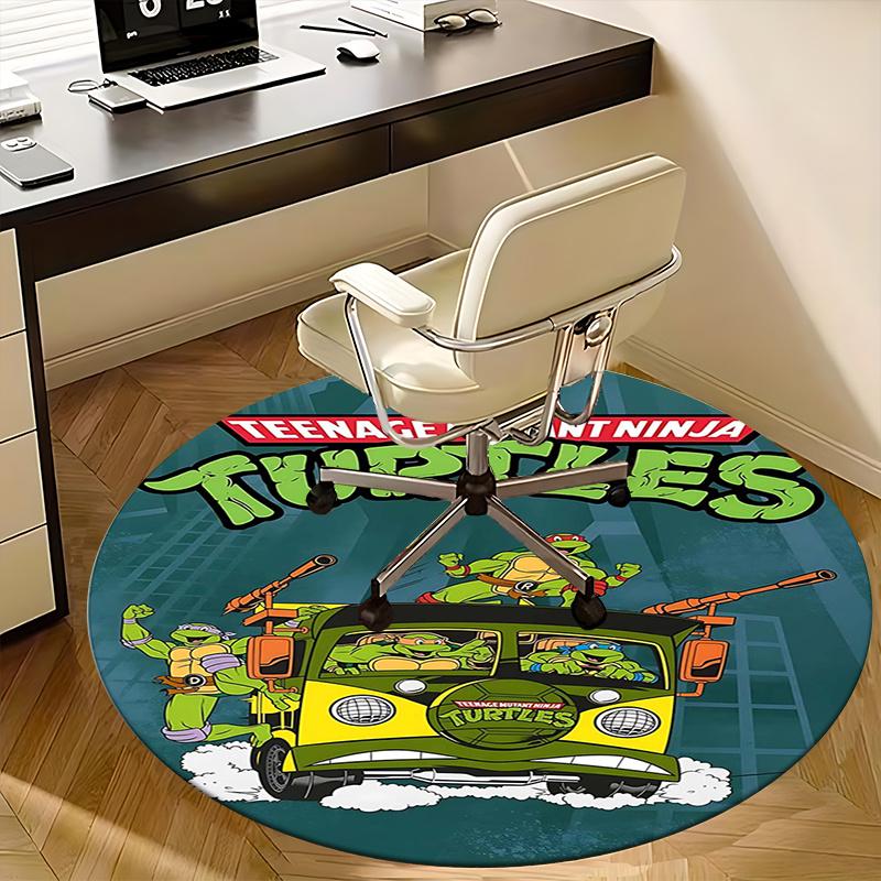 teenage mutant ninja turtles,tmnt Chair mat Round Rug Office carpet, Non slip, Suitable for Living Rooms, Bedrooms Decor 1205666a