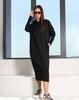 Angora Cocoon Dress with Hood ISSA PLUS