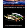 Multi-joint Simulation Bait Slow Sink Fishing Bait, Freshwater Seawater Trout Bass Fishing Gear Accessories
