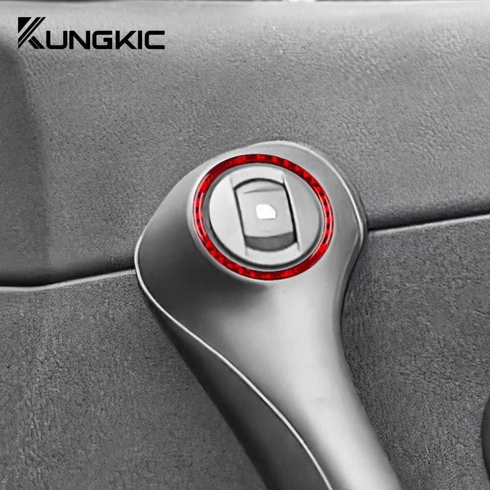 Carbon Fiber Style Interior Sticker for Renault Clio 3 2006 2007 2008 2009 2010 2011 2012 Door Handle Area