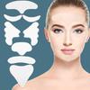 8 шт. многоразовые силиконовые пластыри силиконовые наклейки для удаления морщин лицо лоб шея глаза наклейки подушечки грудь пластыри уход за кожей