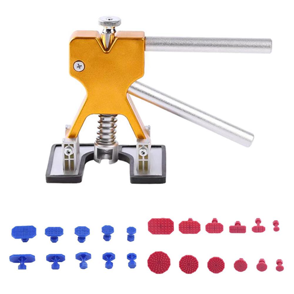 Car Dent Repair Tools Body Sheet Metal Paintless Dent Plastic Puller Short T-Dent Pull Set Auto Hail Pit Removal Repair Tool