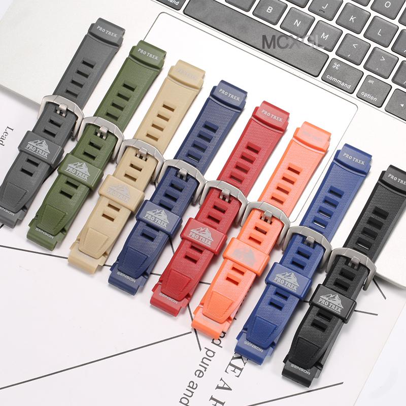 Запасной ремешок PRG-200 Подходит для часов Casio PRG-200 PRG280/550 PRW-3510Y Мужские смоляные спортивные аксессуары для часов