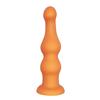 MAPARON Morag Anal Beads Uneven Anal Plug Gold with Suction Cup Silicone M 4.8cmx19cm