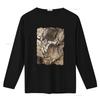 Cave Painting T Shirt Prehistoric Art Rhinos in Chauvet  vintage Washed designer clothes homme Comfortable streetwear fashion