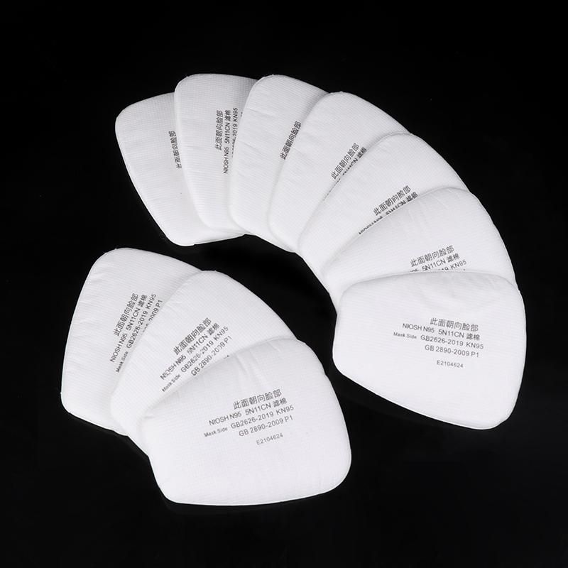 10 шт. Держатель бумажного пылевого фильтра 5N11 для химического распыления, покраски, респиратора 3M 6001/6200/7502/6800, аксессуары для противогаза