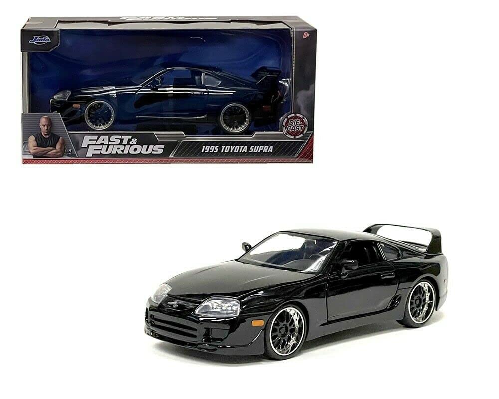 Jada Toys 1/24 Scale Fast and the Furious Toyota Supra 1995 Black (33380) [Parallel Import]