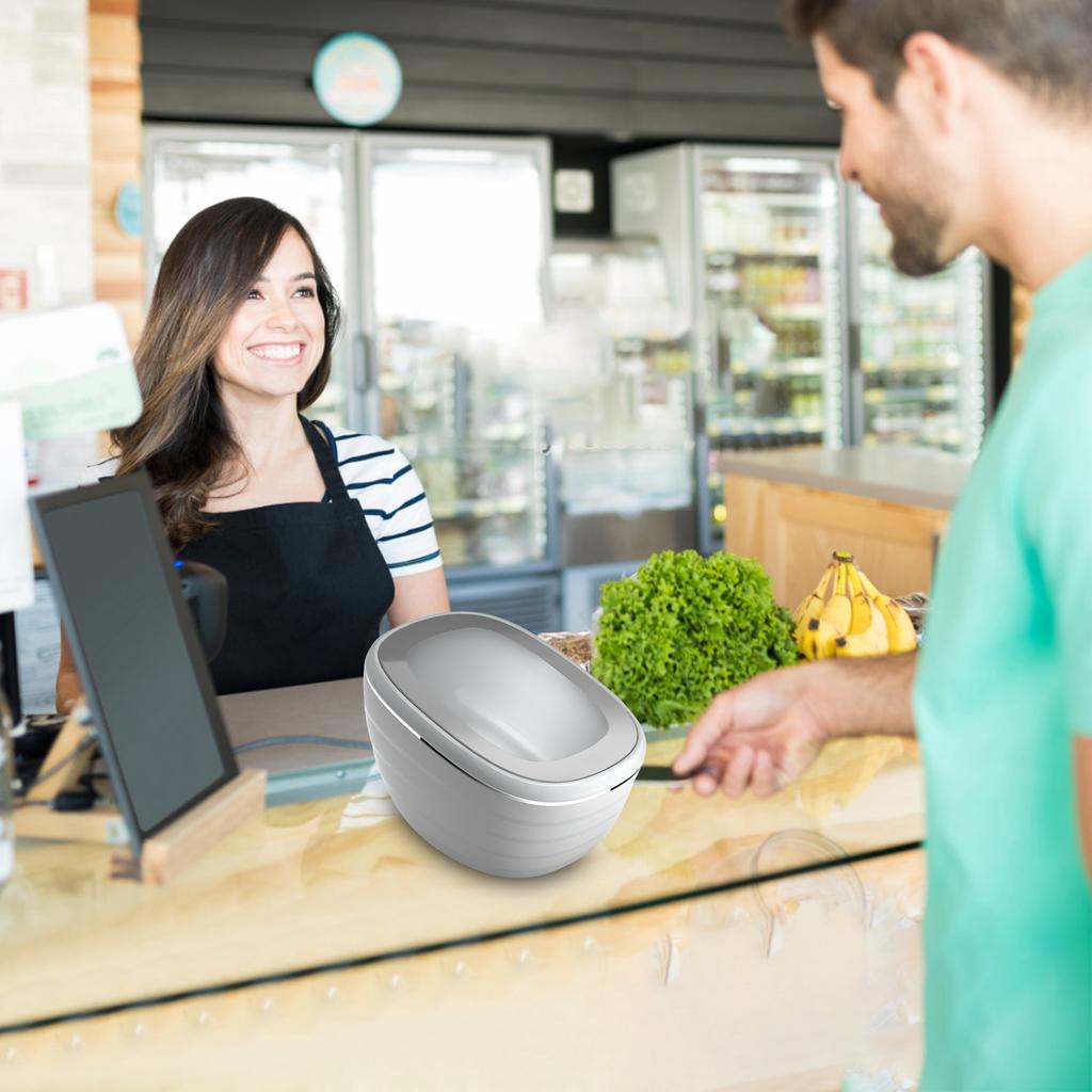 Payment Code Scanning Platform Wired Barcode Scanner with Voice Announcement Supports a Wide Variety of Systems and