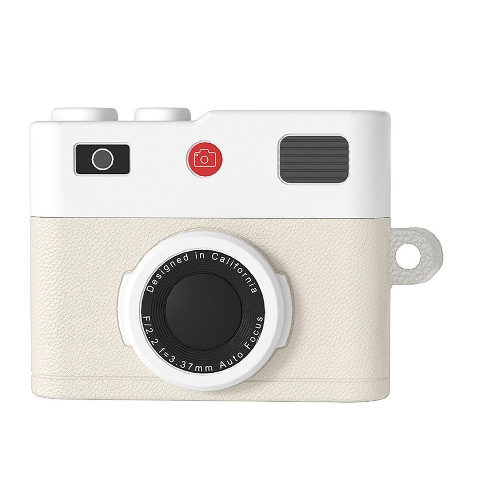 Ретро-чехол в виде камеры для AirPods Pro 3 Мягкий силиконовый защитный чехол Ударопрочный Защита от царапин Совместимость с беспроводной зарядкой