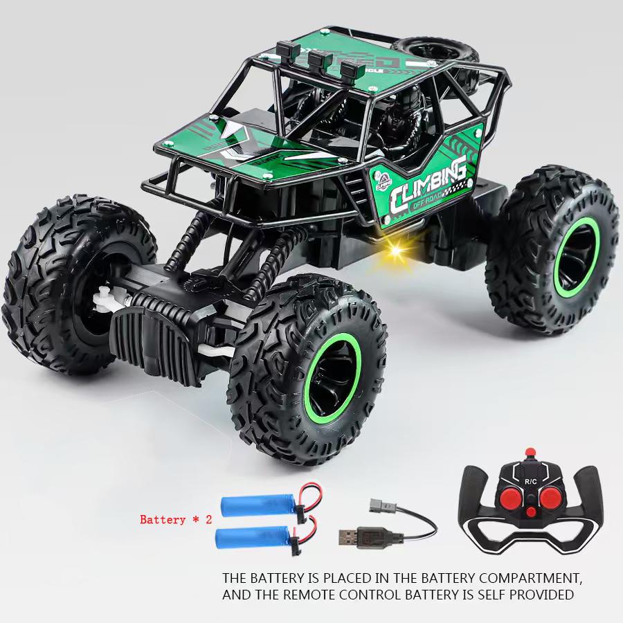 Новая радиоуправляемая машина 1:16 2WD со светодиодной подсветкой 2.4G 20 км/ч высокоскоростной внедорожный скалолазание на дистанционном управлении игрушечный автомобиль подарки для мальчиков девочек детей