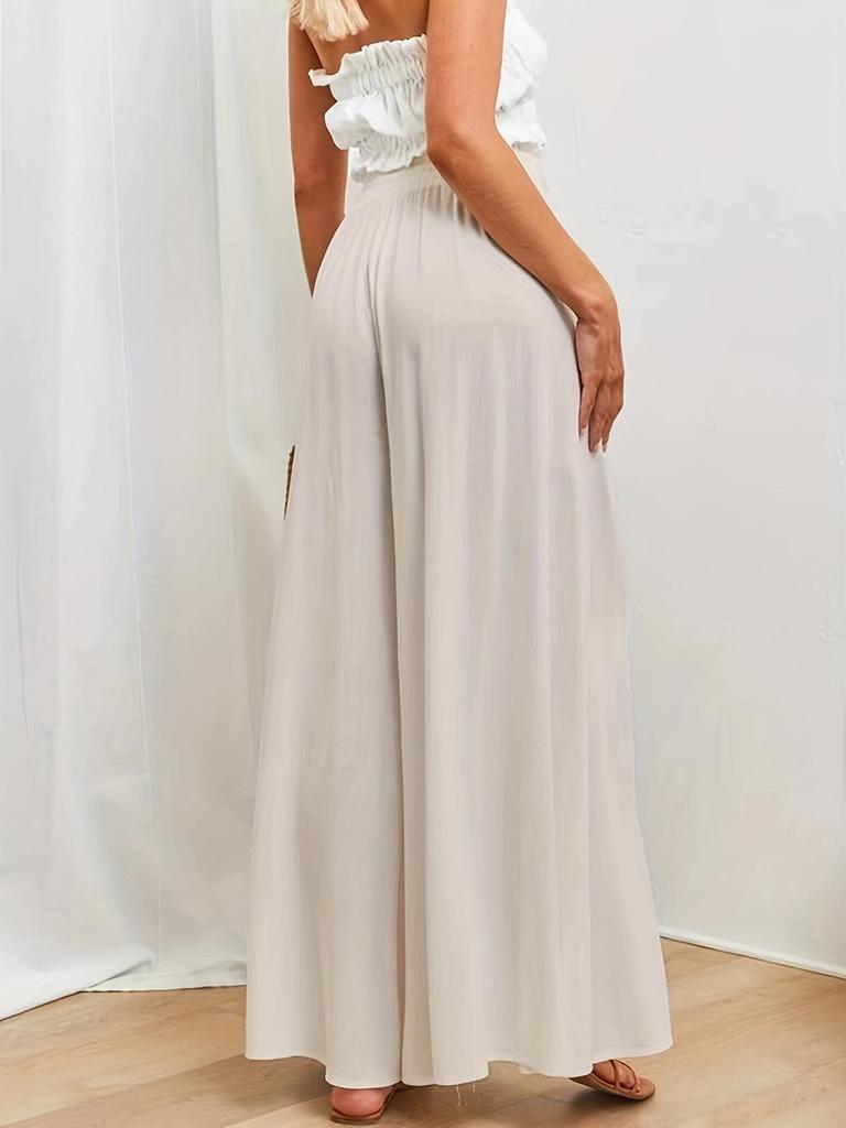 Модные повседневные брюки с широкими штанинами: Модный, тонкий и универсальный для европейского и американского стилей