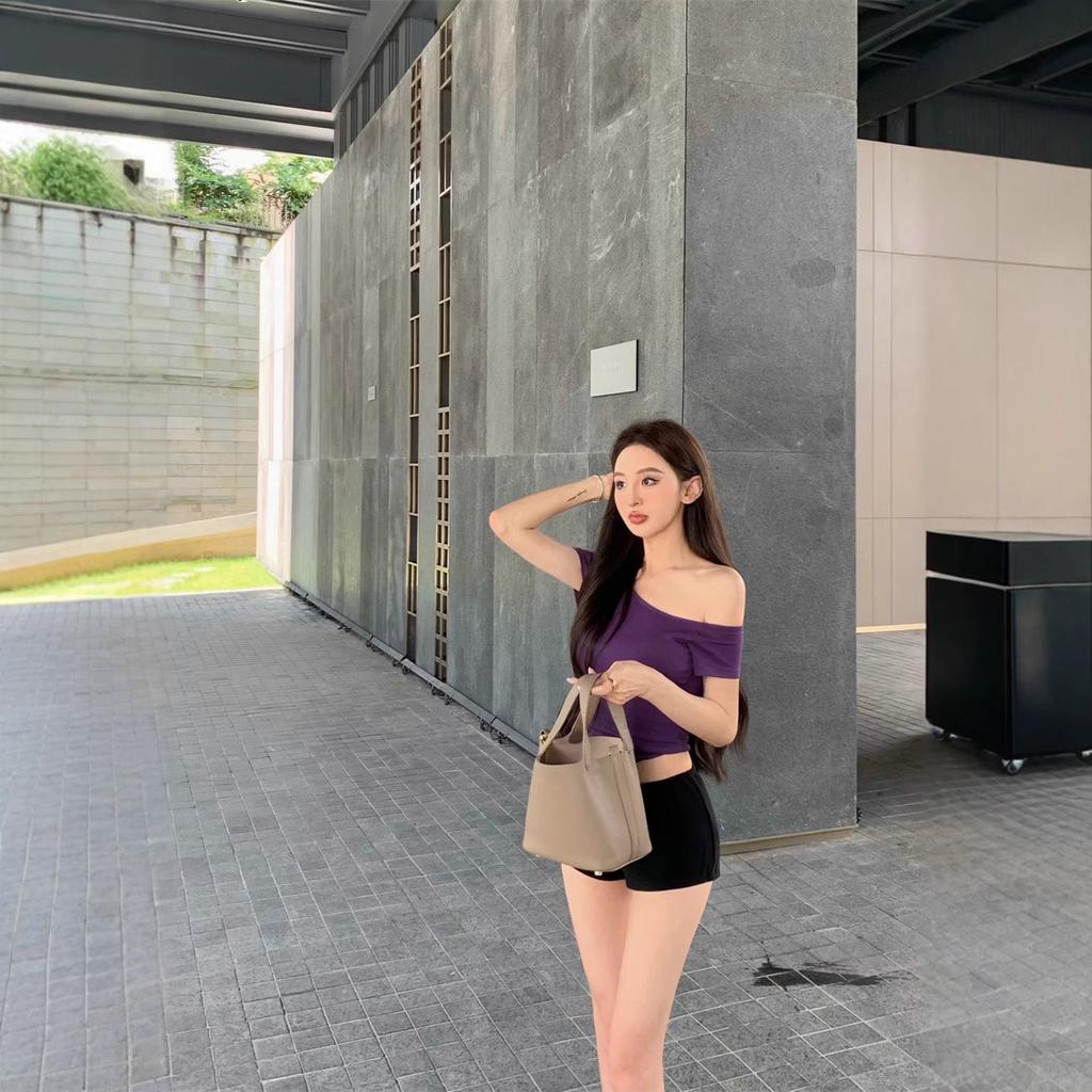 Футболка с короткими рукавами, женская летняя, новая, короткая, расстегивающаяся, облегающая, универсальная, студенческая футболка