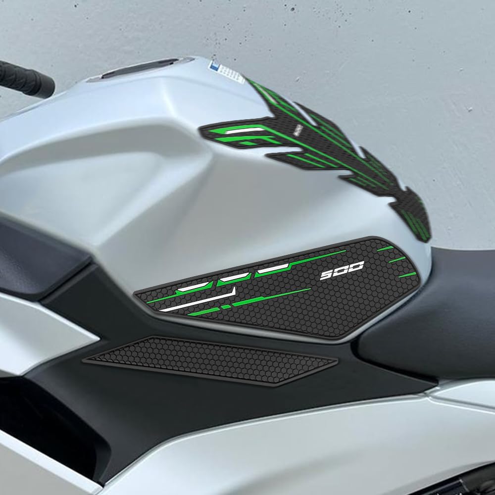 ДЛЯ Ninja 500 SE 2025 2024 Ninja 500se Защитная накладка на бак Мотоциклетная наклейка Декаль Воздушные наколенники Накладка на бак Боковые аксессуары [Параллельный импорт]