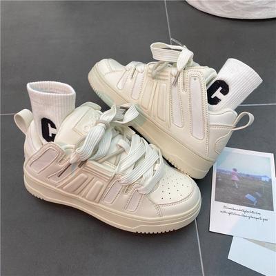 Ветер ниша досуг спорт маленькие белые туфли женские колледж универсальные розовые туфли-хлебцы модные кеды